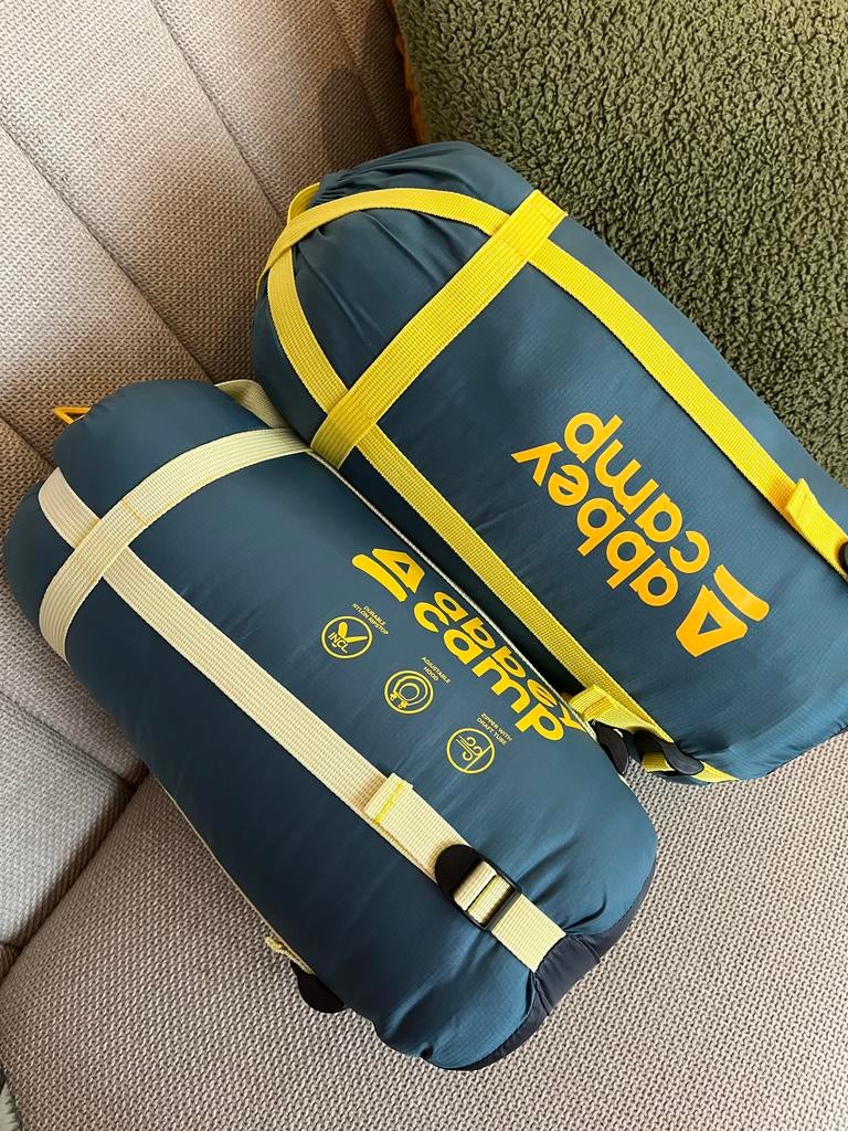 2x Abbey Camp Winnipeg slaapzak - Compact en nieuw!, Ophalen of Verzenden, Nieuw