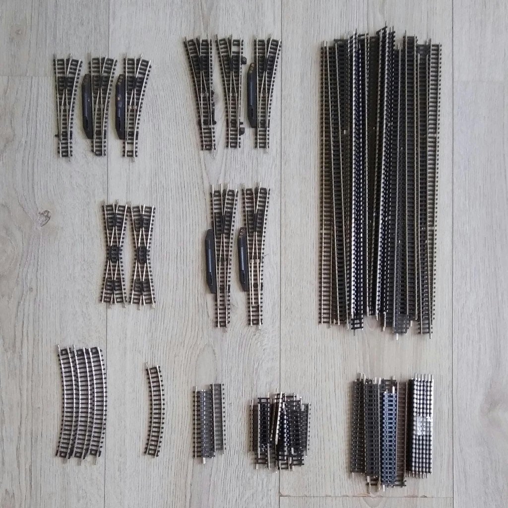 Mini Trix rails N spoor, Hobby en Vrije tijd, Modeltreinen | N-Spoor, Wisselstroom, Gebruikt, Trix, Rails