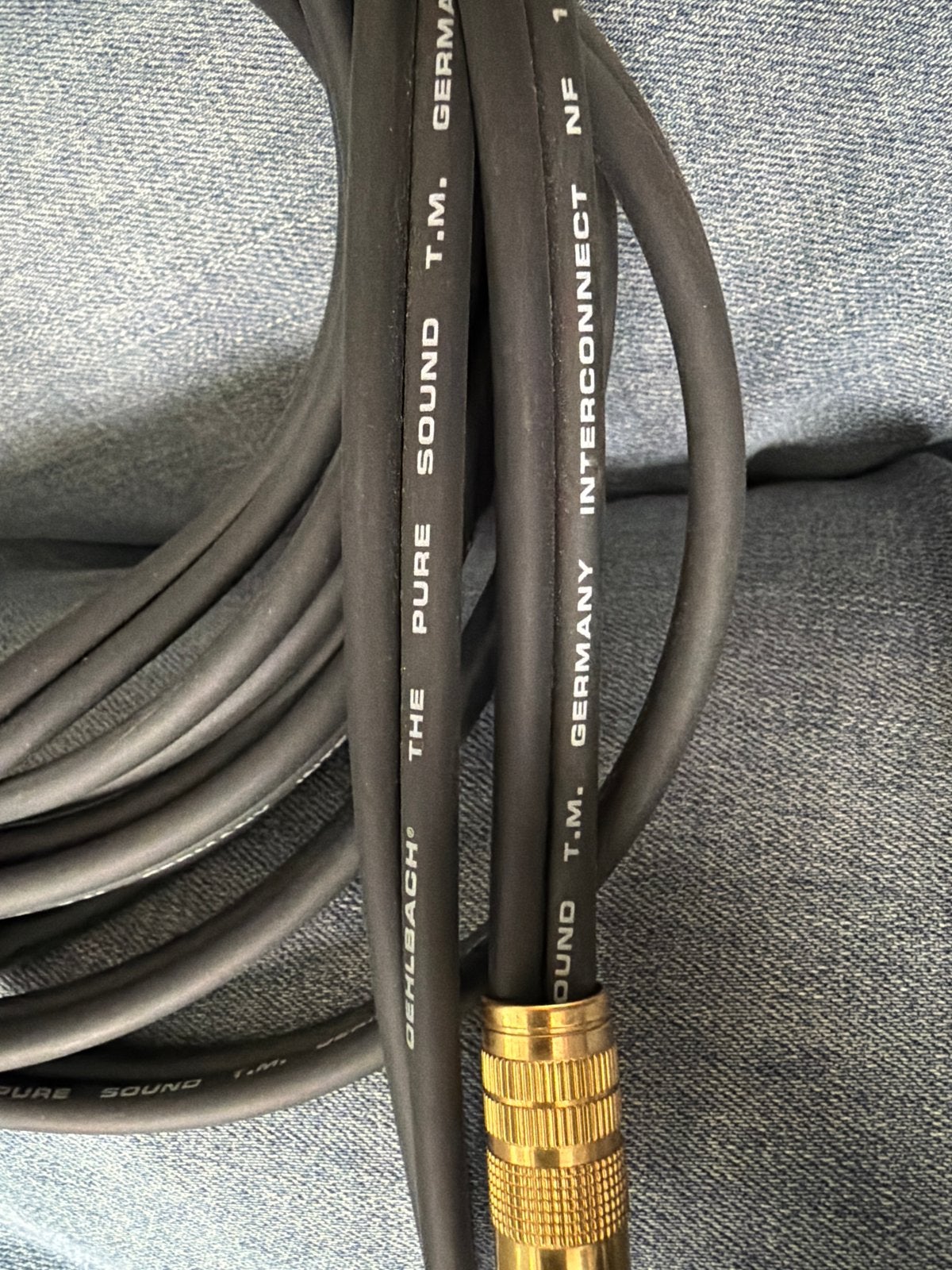Oehlbach The Pure Sound Interconnect NF 1 audiokabel, Ophalen of Verzenden, Zo goed als nieuw, 2 tot 5 meter, Interlink-kabel