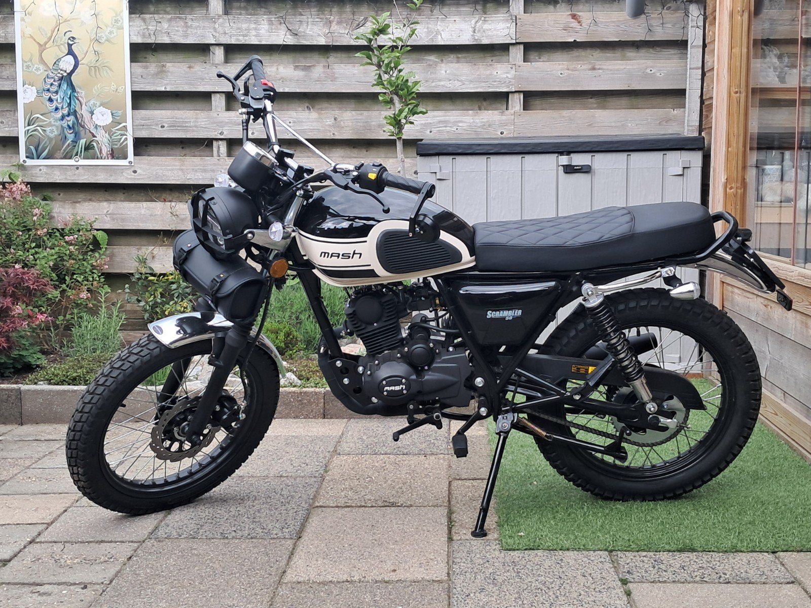 Mash Scrambler 50cc 4-takt Euro 98, Ophalen of Verzenden, Zo goed als nieuw, Overige typen
