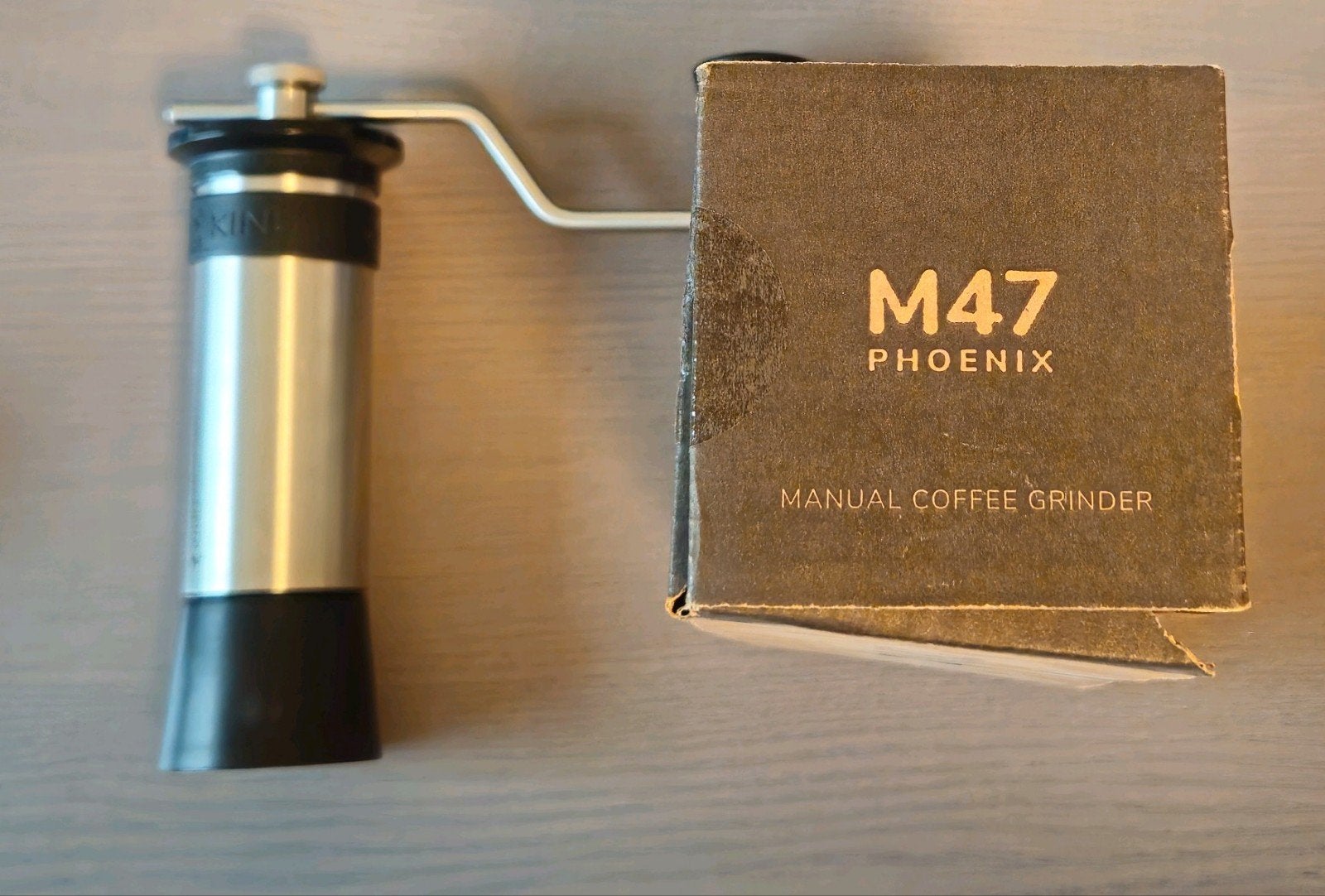 Kinu m47 Phoenix koffie maler, Ophalen of Verzenden, Gebruikt, Overige merken, Koffiemolen