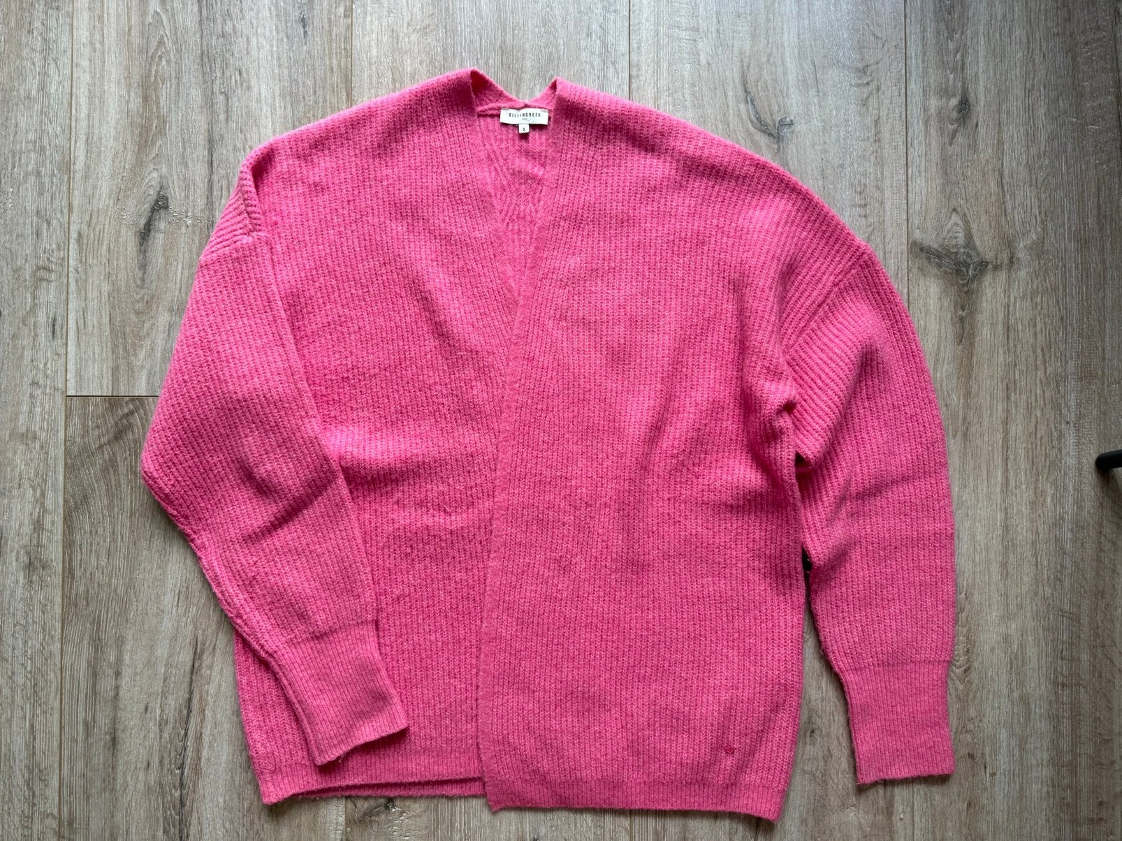 Silver Creek dames gebreid vest roze S, Ophalen of Verzenden, Zo goed als nieuw, Maat 36 (S), Roze