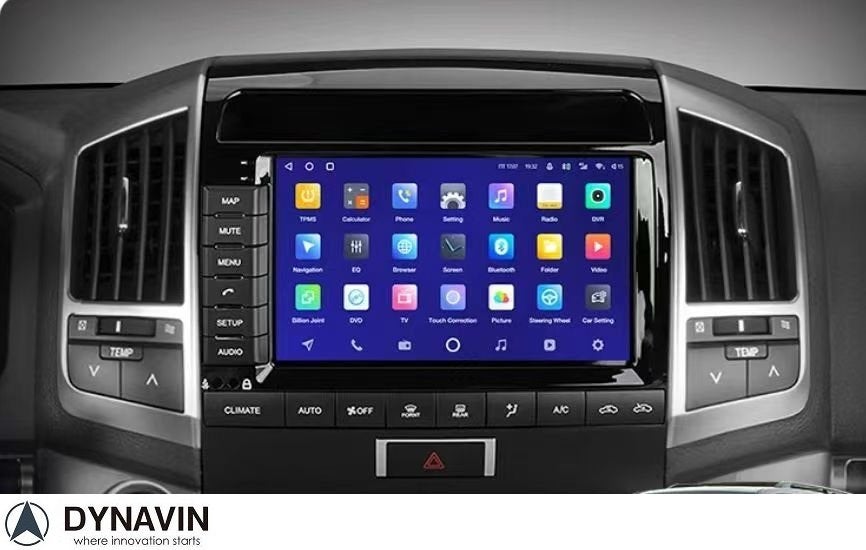 Navigatie Toyota landcruiser 200 android 15 apple carplay