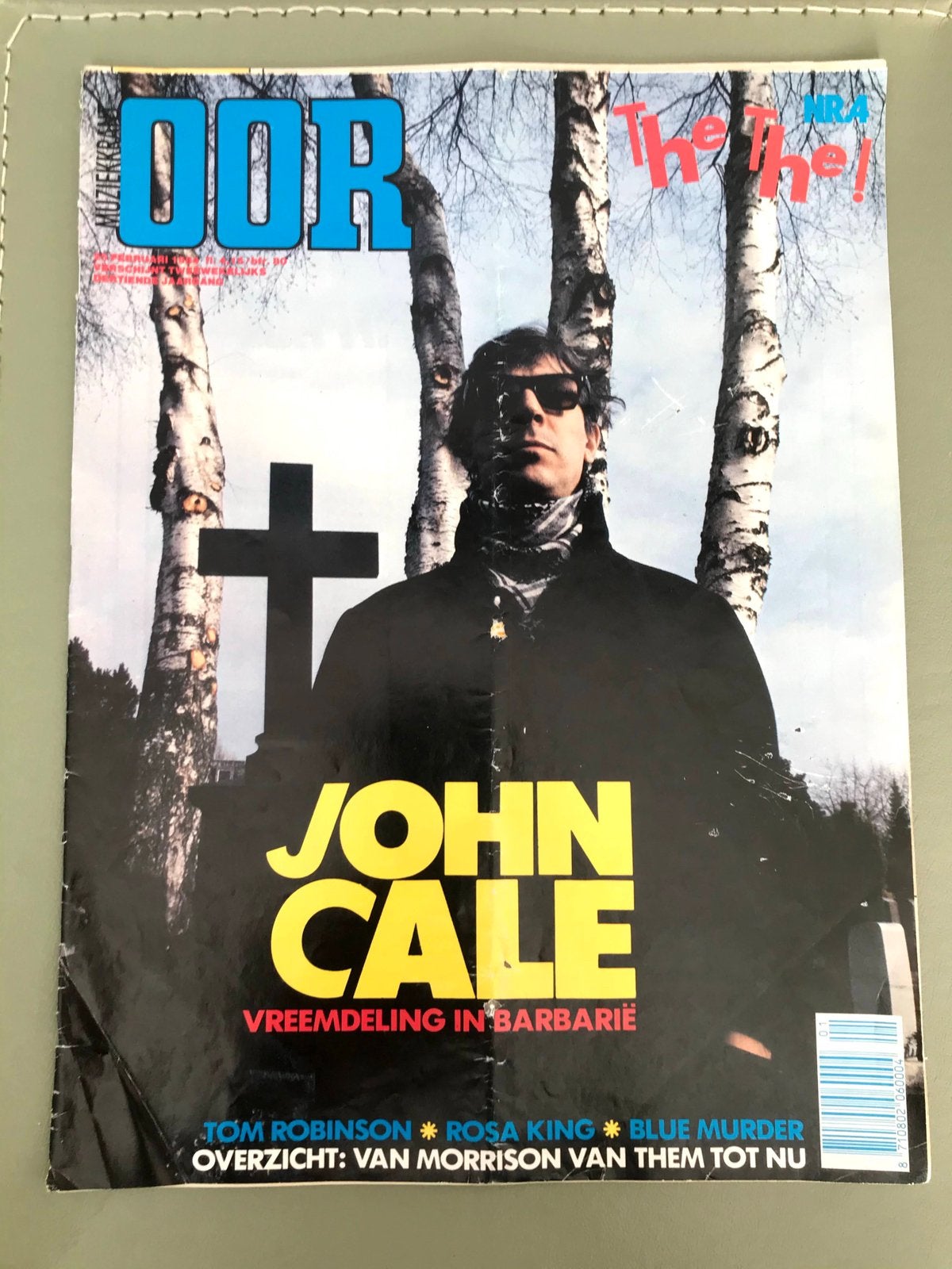 Muziekkrant OOR 1984 THE THE Van Morrison JOHN CALE, Ophalen of Verzenden, Zo goed als nieuw, Muziek, Film of Tv