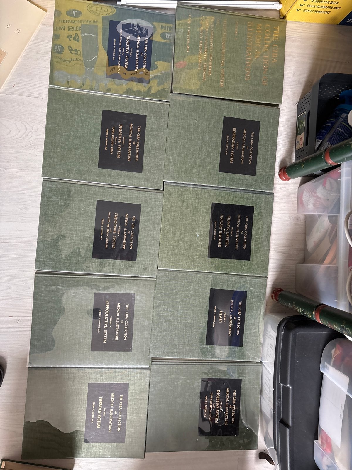The Ciba Collection of Medical Illustrations - Complete Set, Ophalen of Verzenden, Beta, Gelezen, WO