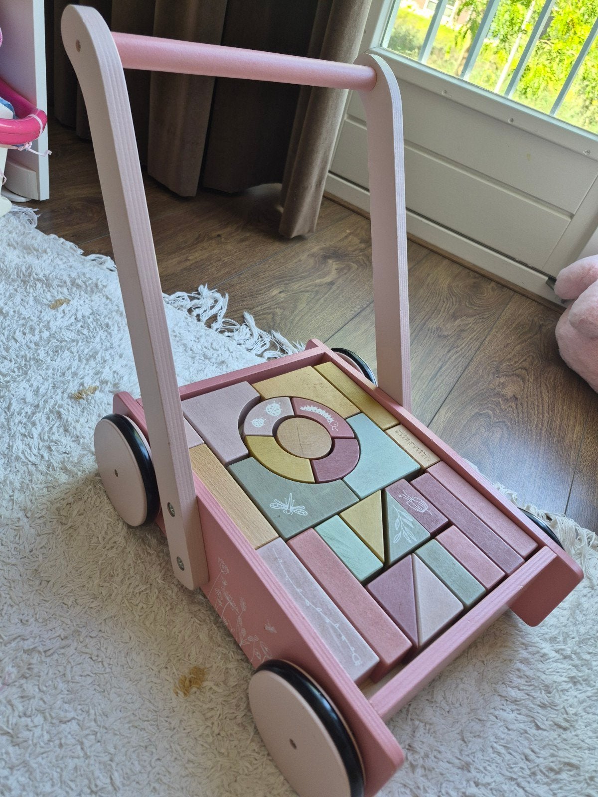 Loopauto van Little dutch, Kinderen en Baby's, Speelgoed | Houten speelgoed, Ophalen, Zo goed als nieuw, Rij- of Hobbelspeelgoed