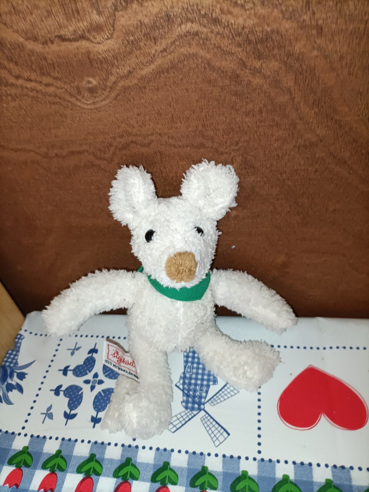 Sigikid muis knuffel wit, Ophalen of Verzenden, Zo goed als nieuw, Overige typen