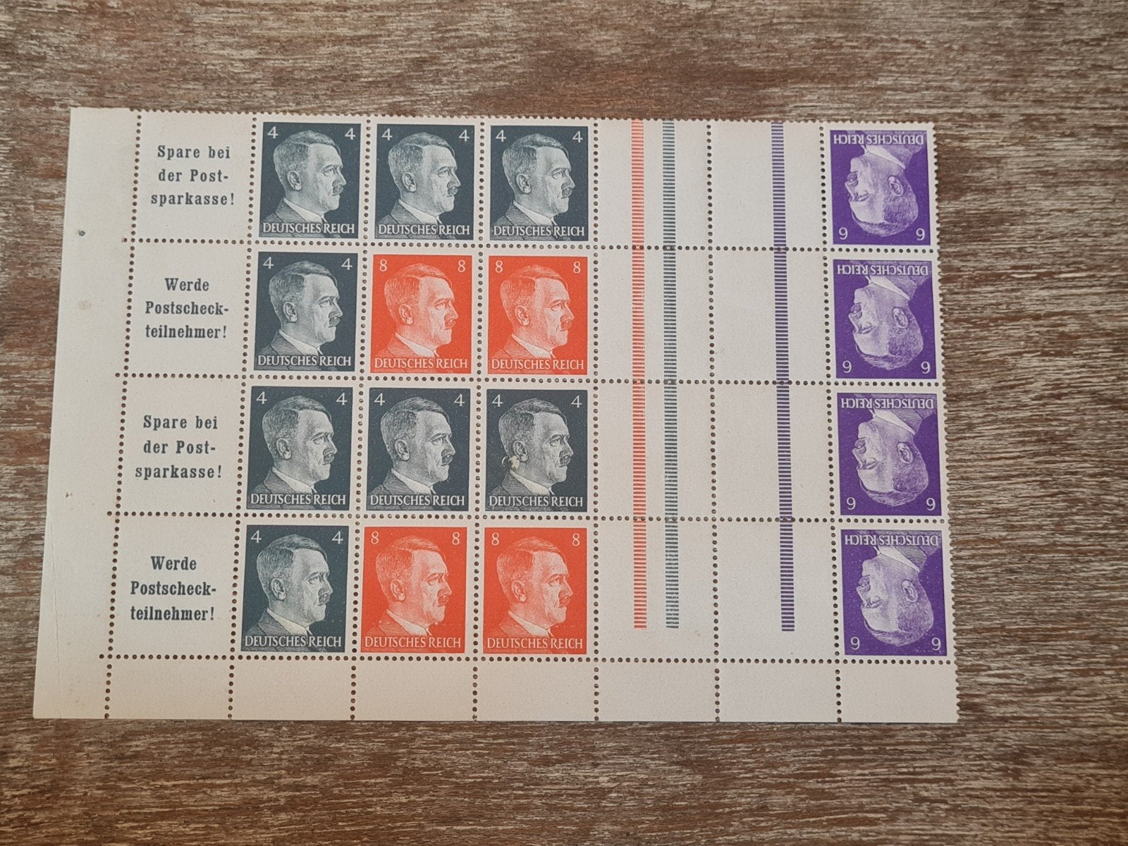 Set Duitse postzegels Tweede Wereldoorlog (#10), Verzamelen, Ophalen of Verzenden, Overige soorten, Duitsland, Overige typen