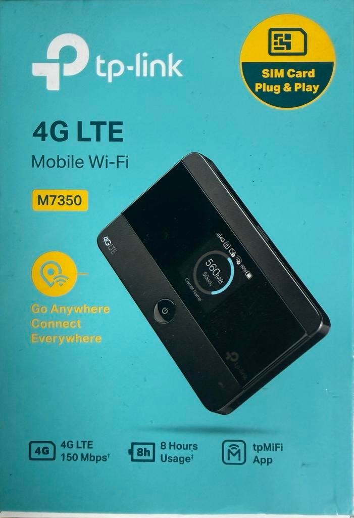 TP-Link M7350 4G LTE Mobiele Wi-Fi Router, Ophalen of Verzenden, Nieuw, Router