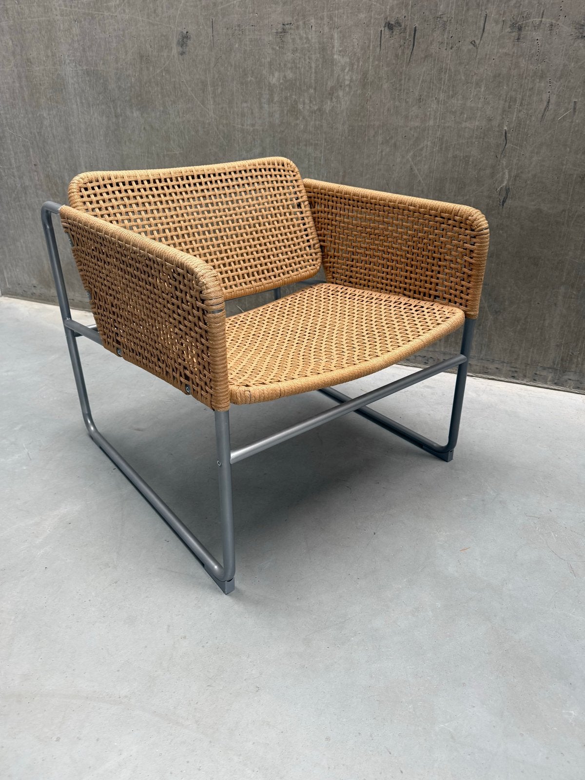 Ikea Industriell Fauteuil - Piet Hein Eek (2018), Huis en Inrichting, 75 tot 100 cm, Ophalen of Verzenden, Zo goed als nieuw, X
