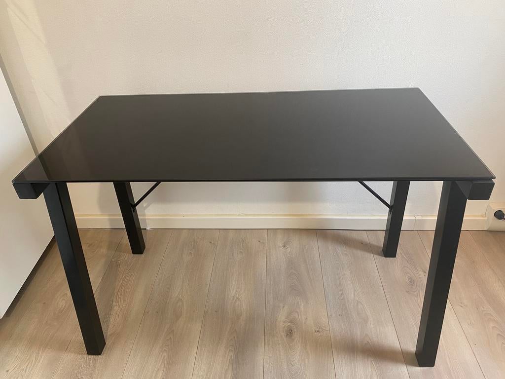 Glass table, Ophalen, Zo goed als nieuw, Rechthoekig, 50 tot 100 cm