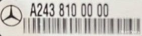 Mercedes-Benz EQA H243 EQB X243 LED Embleem Logo A2438100000, Mercedes-Benz AG, Voor, Mercedes-Benz, Nieuw