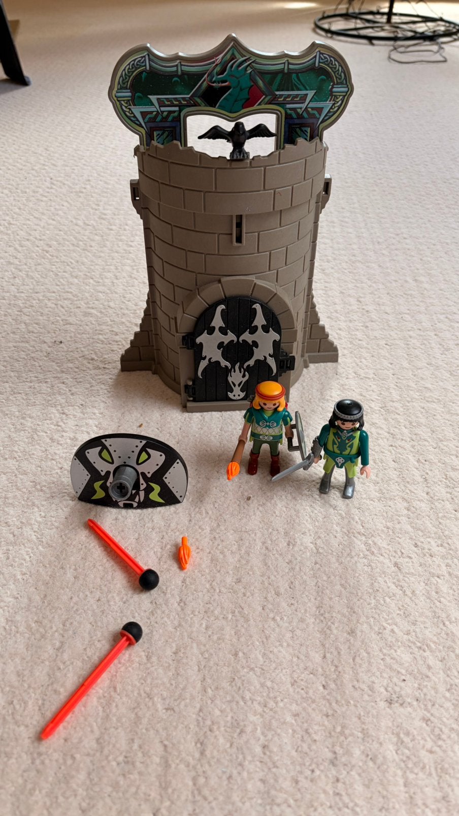 Playmobil ridderkasteel, Ophalen of Verzenden, Gebruikt, Kasteel/Fort