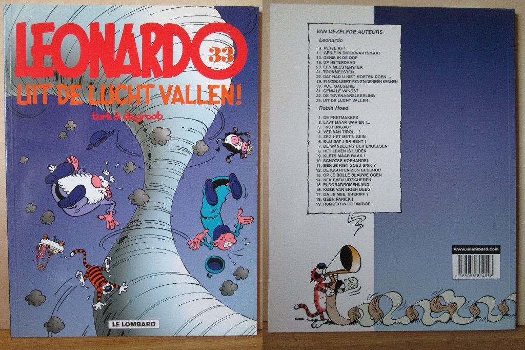 Leonardo 33 - Uit de lucht vallen! (SC), Boeken, Eén stripboek, Ophalen of Verzenden, Nieuw, Turk & De Groot
