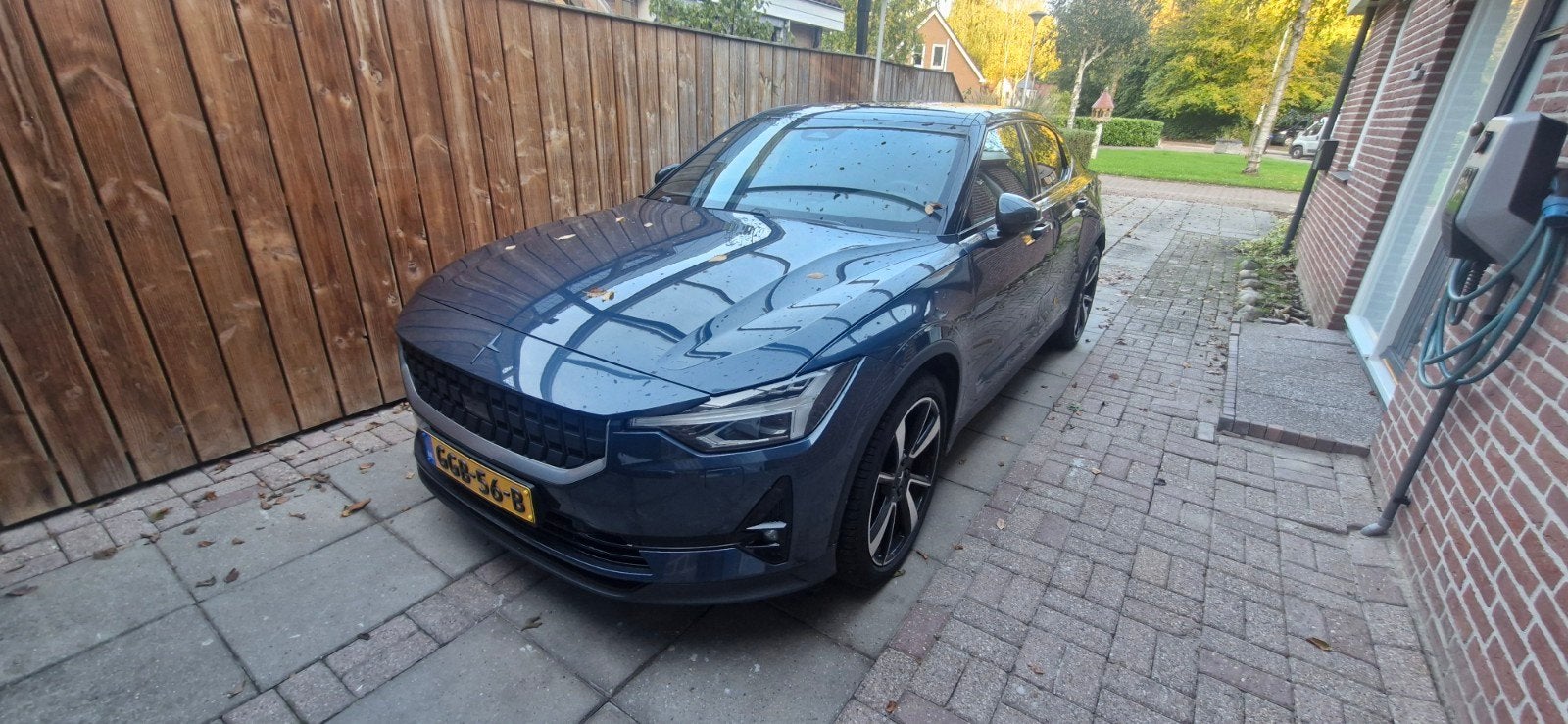 Polestar 2 300kW Long Range Dual Motor 408pk Aut 2021 Blauw, Auto's, Automaat, Polestar 2, Blauw, Elektrisch