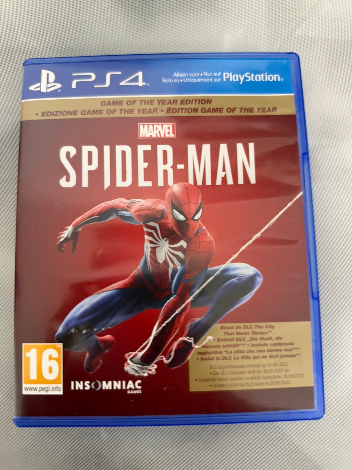 Spiderman Game of the year edition Playstation, Avontuur en Actie, Ophalen of Verzenden, Zo goed als nieuw, 3 spelers of meer