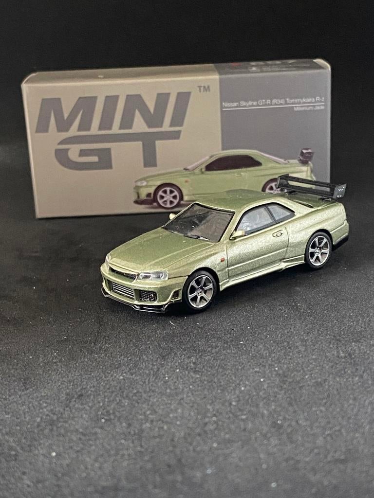 Mini gt nissan skyline R34 GT-R, Hobby en Vrije tijd, Modelauto's | Overige schalen, Mini gt, Auto, Ophalen of Verzenden, Zo goed als nieuw