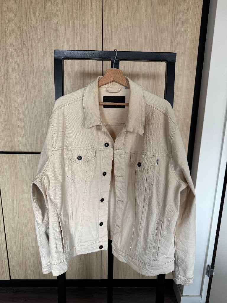 J.C. Rags overshirt spijkerjack wit maat XXL weinig gedragen, Wit, Overige maten, Ophalen of Verzenden, Zo goed als nieuw