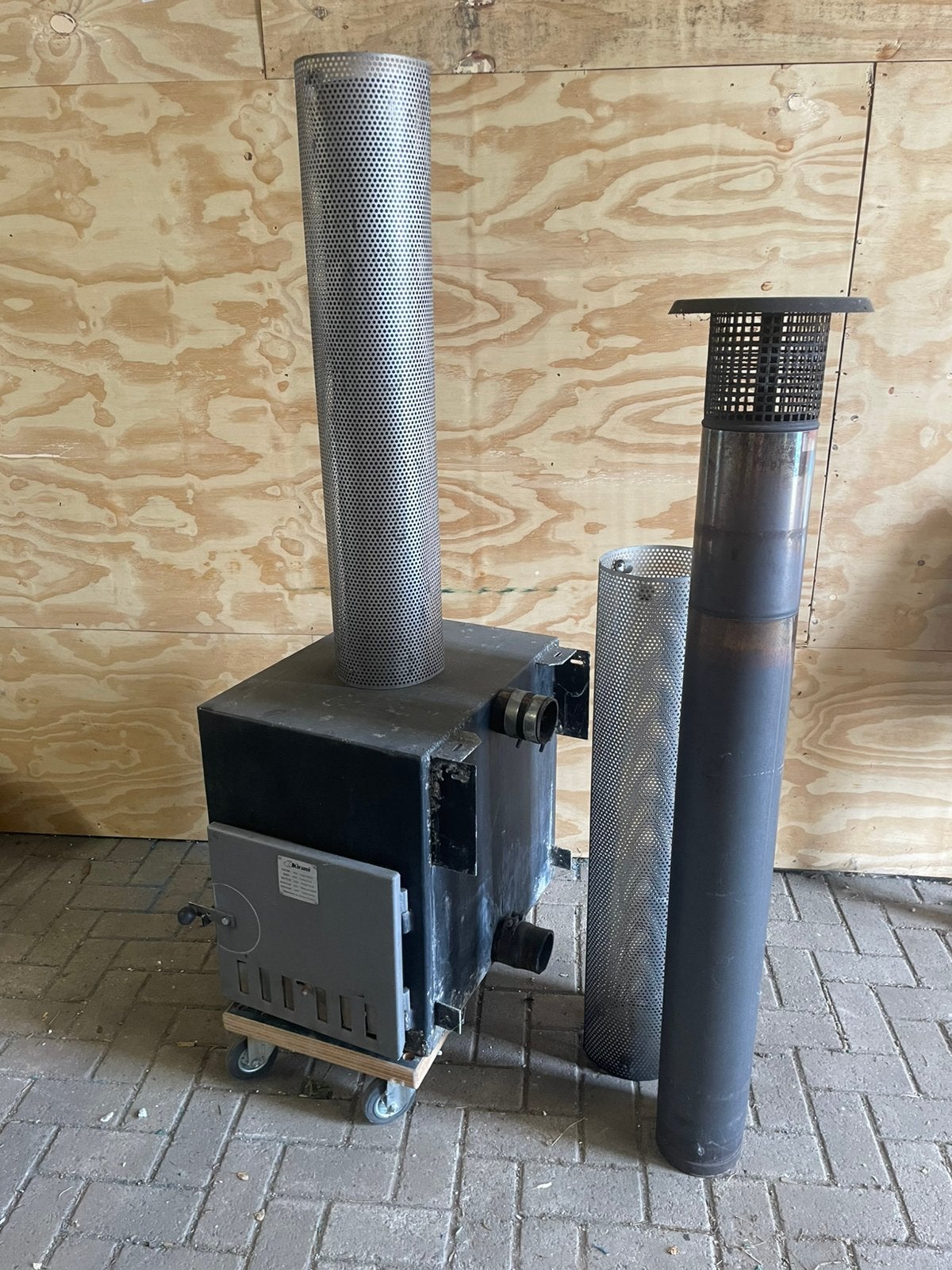 Kirami macu 40kw hottube kachel te koop, Ophalen, Gebruikt