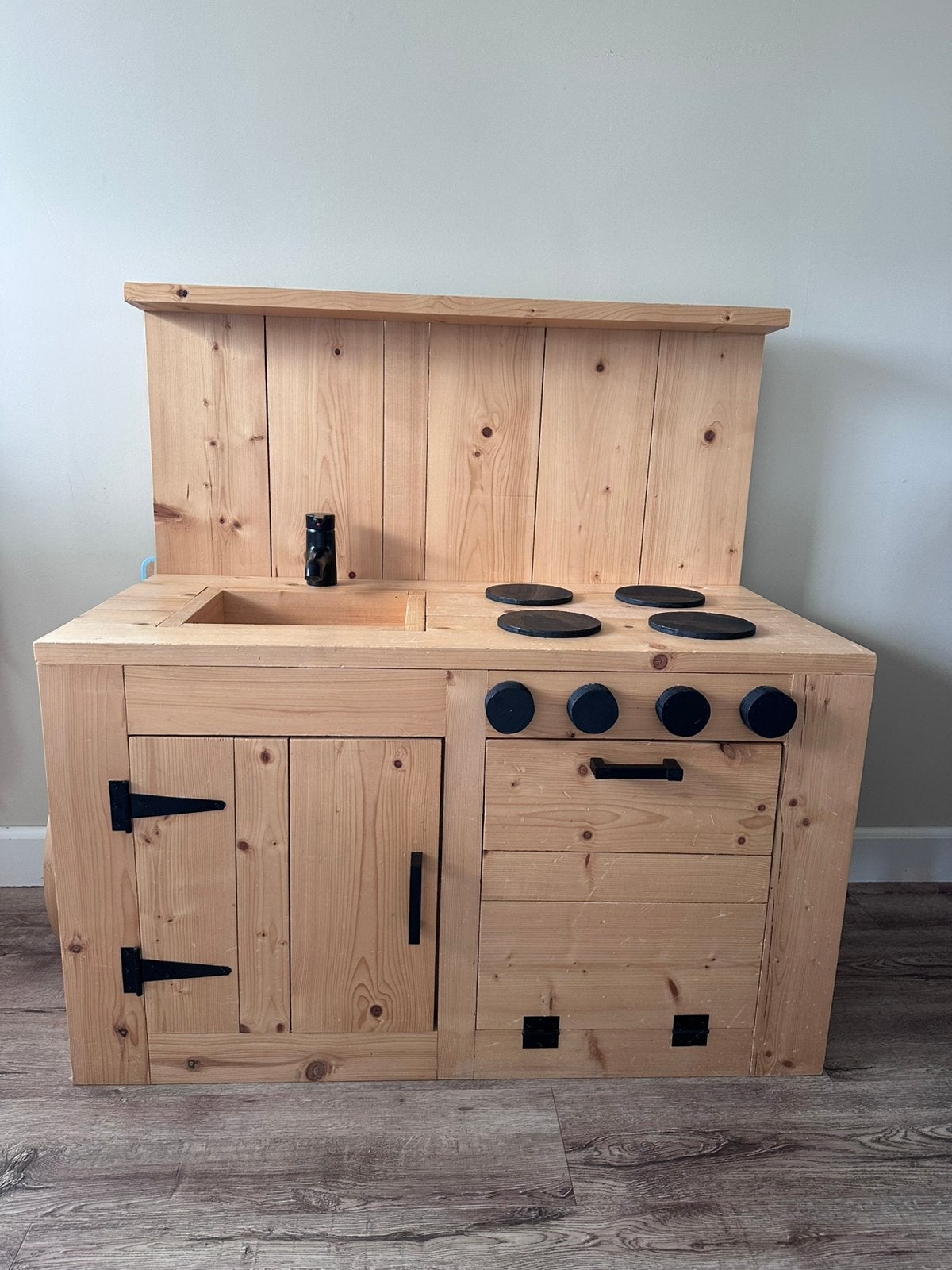 Stevige Houten Speelkeuken, Kinderen en Baby's, Speelgoed | Speelkeukens, Ophalen, Hout, Speelkeuken