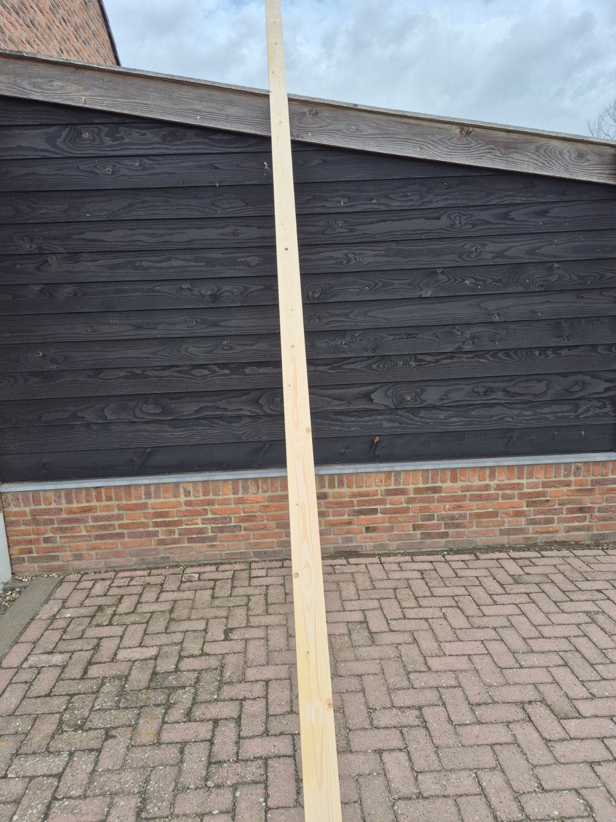 vurenhout 4.8 mtr 9,5 x 2 cm, Ophalen, Minder dan 25 mm, Nieuw, Plank