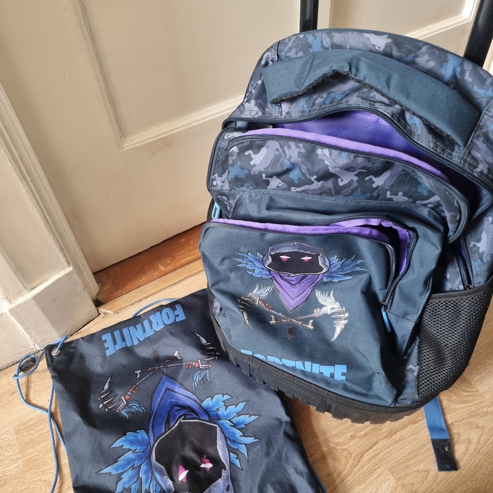 Fortnite trolley rugzak voor reis sport school + extra tas, Ophalen of Verzenden, Rugtas