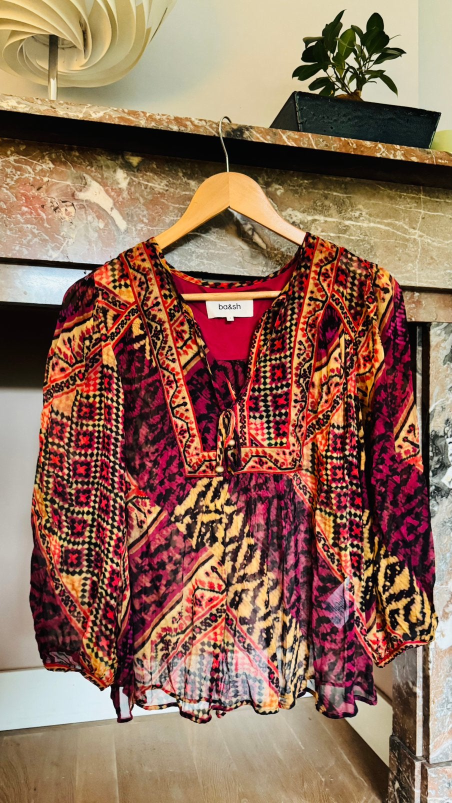 Ba&sh Blouse Maat 1, Verzenden, Zo goed als nieuw, Maat 38/40 (M), Meerkleurig