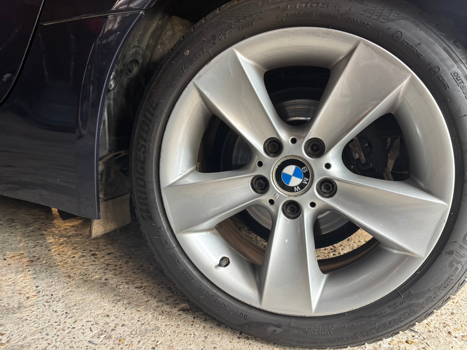 Bmw z4 styling 105 velgen met goede banden (2023), Ophalen, Gebruikt, Banden en Velgen, 17 inch
