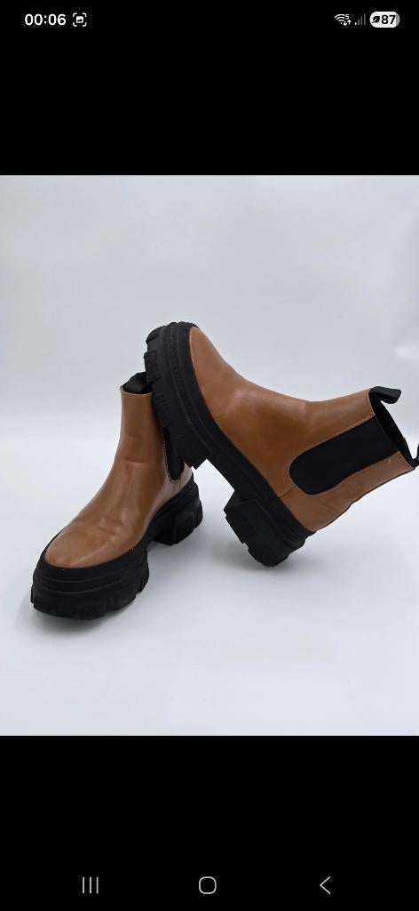 ZARA Chelsea Boots Bruin Maat 37 Trendy, Bruin, Zara, Lage of Enkellaarzen, Nieuw