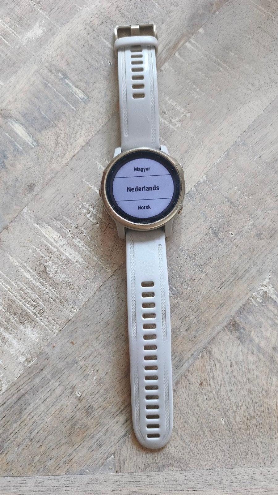 Garmin Fenix 6S Pro Solar - Grijs/Wit, Garmin, Ophalen of Verzenden, Zo goed als nieuw, Waterdicht