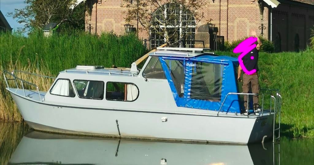 Kruiser uit de jaren '70, Watersport en Boten, Motorboten en Motorjachten, Gebruikt, Staal, Diesel, Ophalen of Verzenden