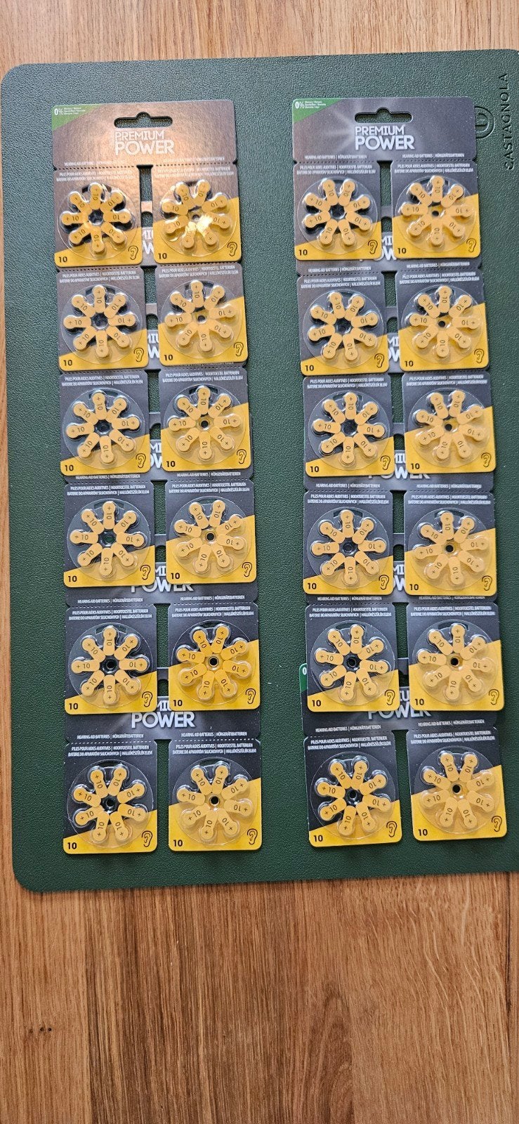 Premium Power Hoorbatterijen Maat 10 (20 pakjes), Ophalen of Verzenden, Nieuw