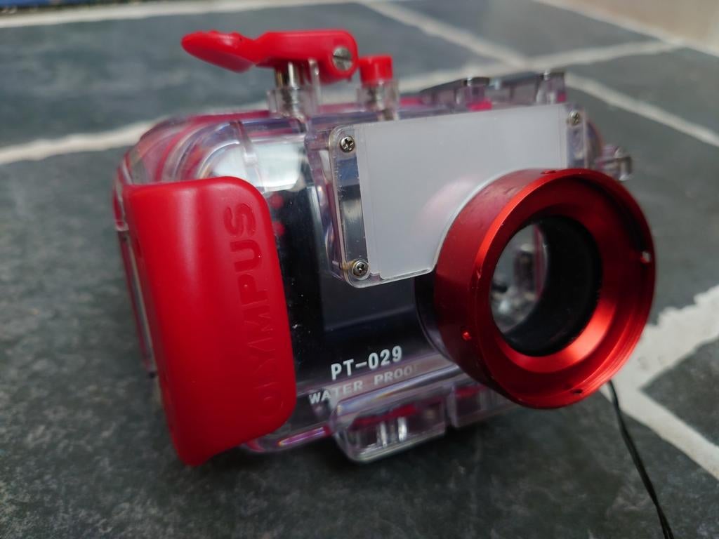 Olympus PT-029 onderwaterbehuizing voor stylus 600, zgan!, Ophalen of Verzenden, Zo goed als nieuw, 10 t/m 40 meter, Onderwaterhuis