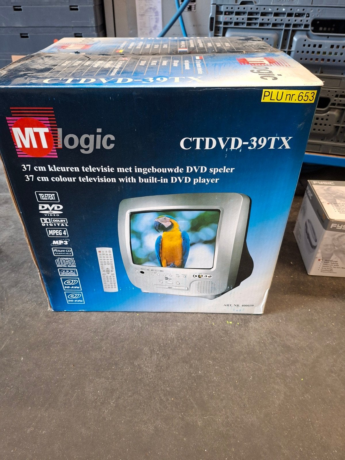 MT Logic-39TX 37 cm kleurentelevisie met ingebouwde DVD, 50 Hz, Nieuw, Minder dan 40 cm, Ophalen