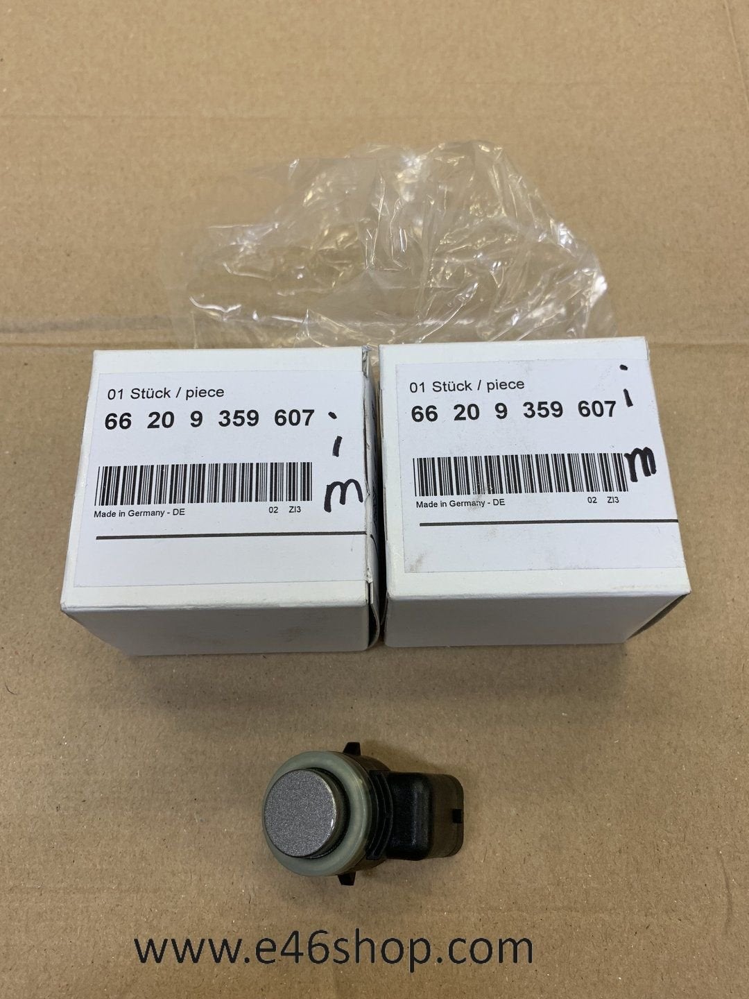 PDC SENSOR MINI F55 F54 MELTING SILVER OE 66209359607 NIEUW, -, -, Nieuw, Ophalen of Verzenden