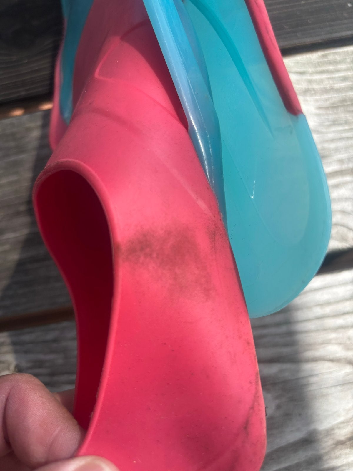 Decathlon Suboea flippers maat 34/35, Ophalen of Verzenden, Gebruikt, Zwem- of Duikvliezen
