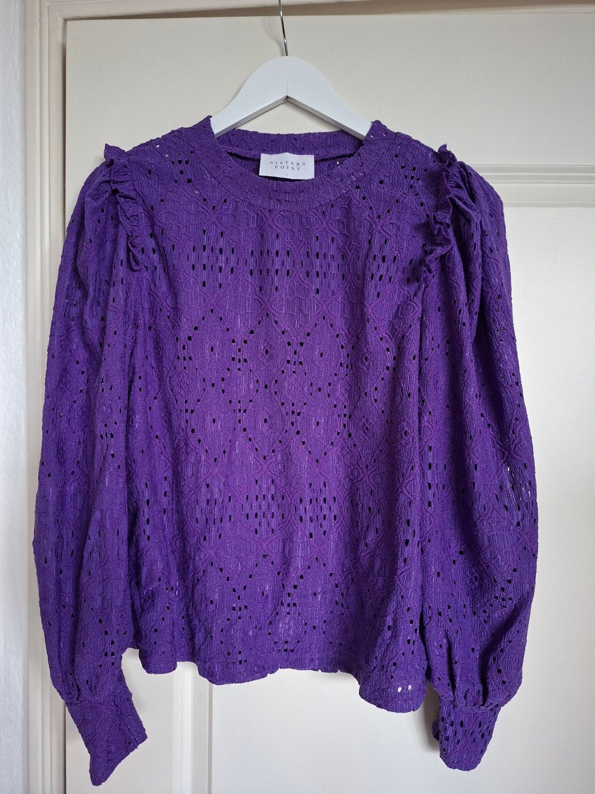 Paarse Sisters Point blouse/top - Maat L, Kleding | Dames, Tops, Paars, Maat 42/44 (L), Sisters Point, Ophalen of Verzenden