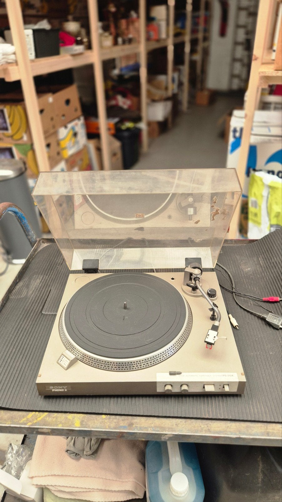 Sony PS-212A Direct Drive Automatische Platenspeler, Gebruikt, Automatisch, 1-7-1 Konan, Minato-ku, Tokyo 108-0075, Japan, Ophalen of Verzenden