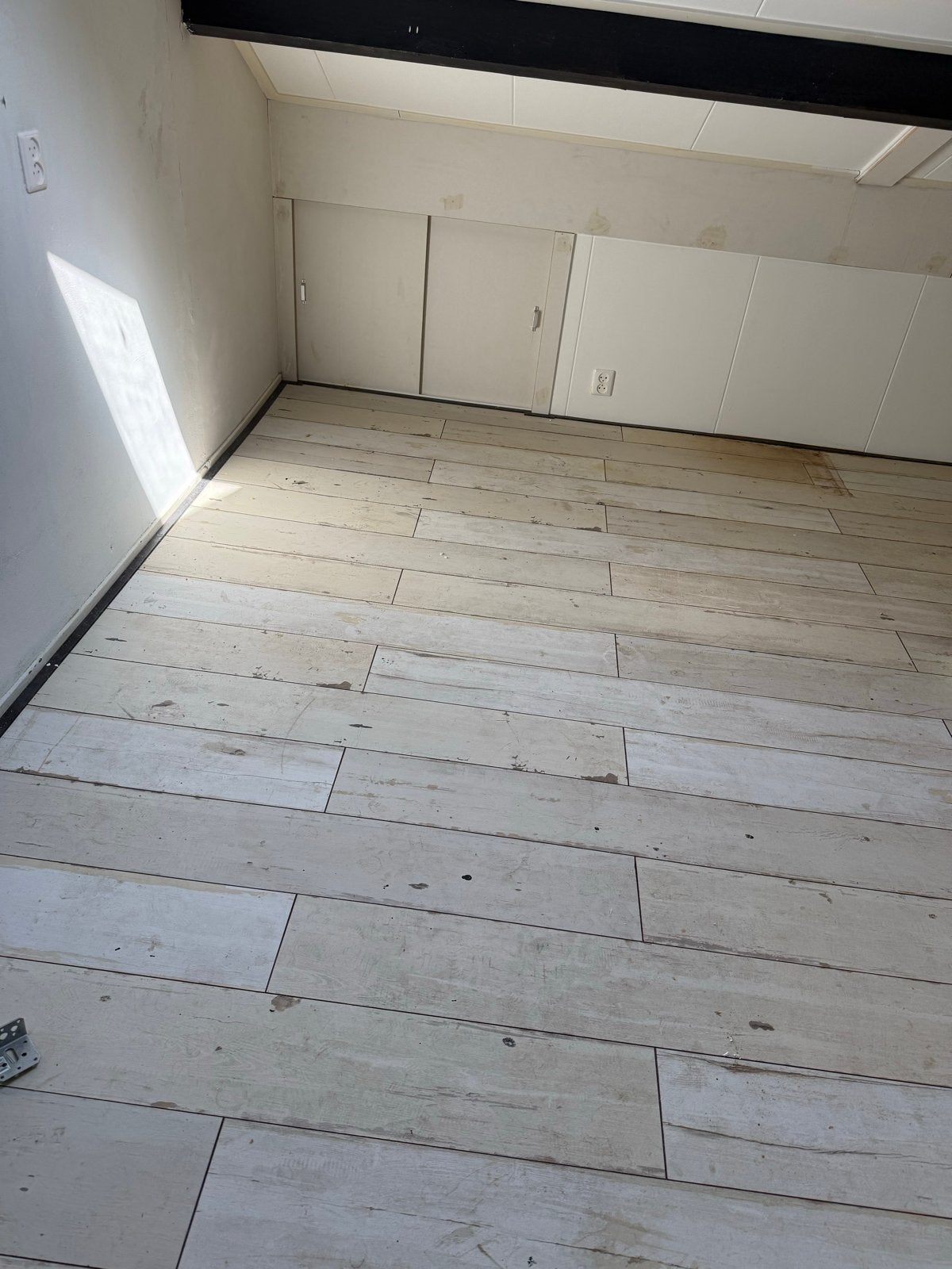 Skandor Laminaat Vloer, Ophalen, Beige, Zo goed als nieuw, 10 tot 25 m²