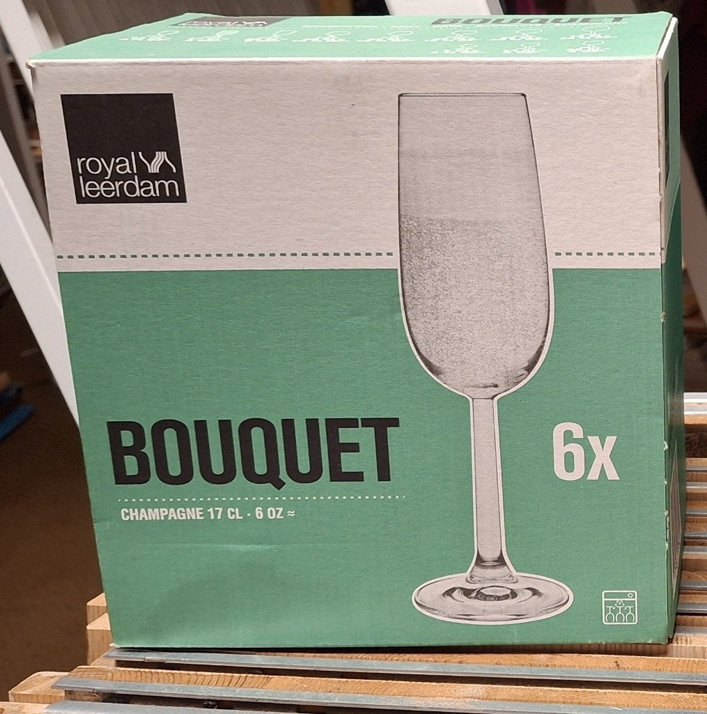champagneglazen Royal Leerdam, Verzamelen, Glas en Borrelglaasjes, Ophalen, Nieuw, Overige typen