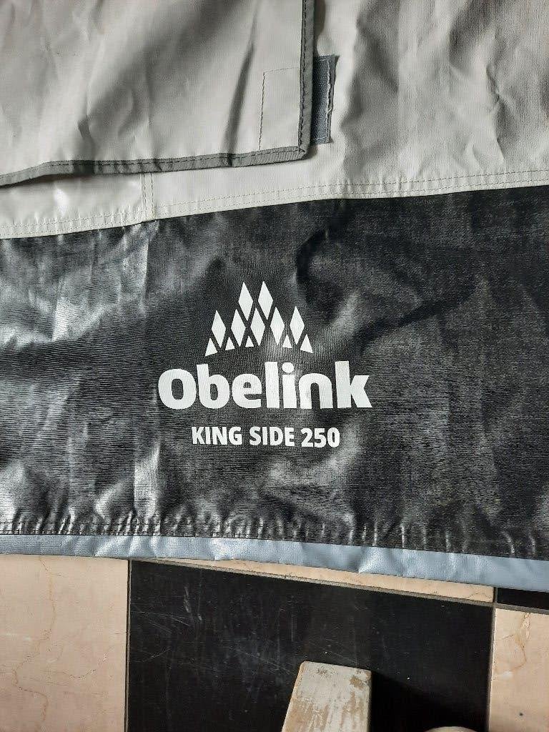Obelink King side zijwand voor luifel met uitval van 250 cm., Caravans en Kamperen, Camper-accessoires, Ophalen of Verzenden, Zo goed als nieuw