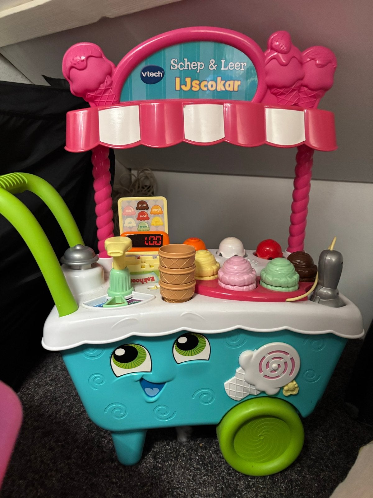 VTech Schep & Leer IJscokar - Interactief Speelgoed, Ophalen, Zo goed als nieuw, Knutselen, Met licht
