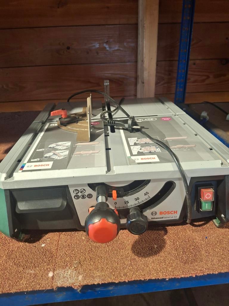 Bosch tafelzaag 52, Cirkelzaag, Nieuw, Ophalen of Verzenden, 30 tot 70 mm
