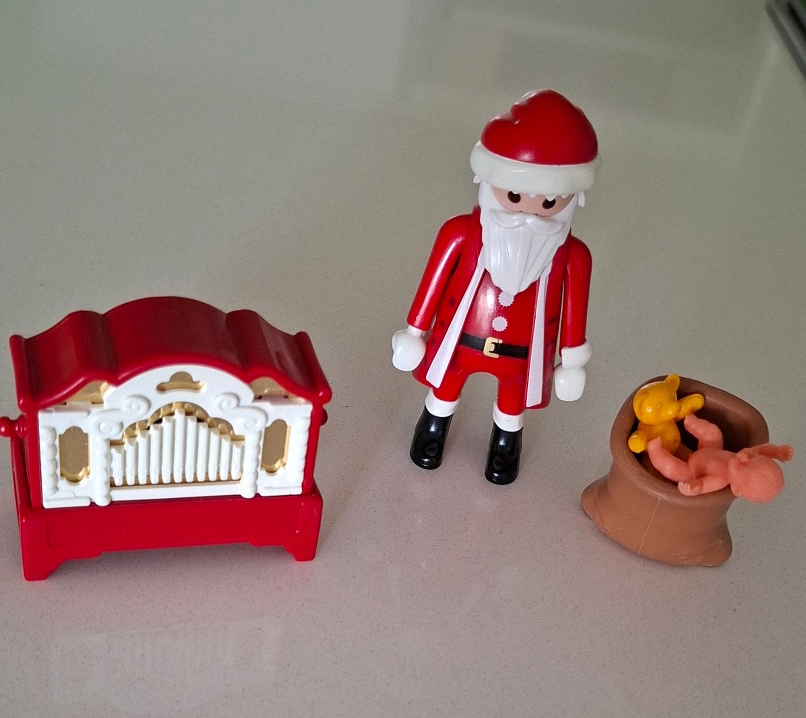 Playmobil Kerstman met  muziekorgel, Ophalen of Verzenden, Zo goed als nieuw, Los playmobil