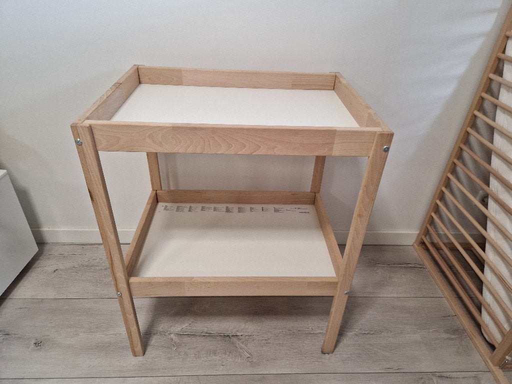 Commode , Sniglar ,  beuken/wit, 53x72x87 cm (Ikea), Minder dan 75 cm, 50 tot 70 cm, Zo goed als nieuw, Opstaande rand