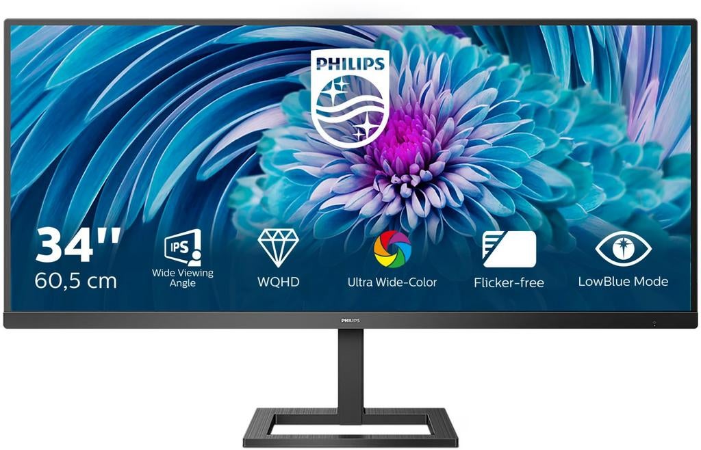 Philips 345E2AE 34 inch WQHD IPS Monitor, Computers en Software, Monitoren, Gaming, Philips, Gebruikt, IPS