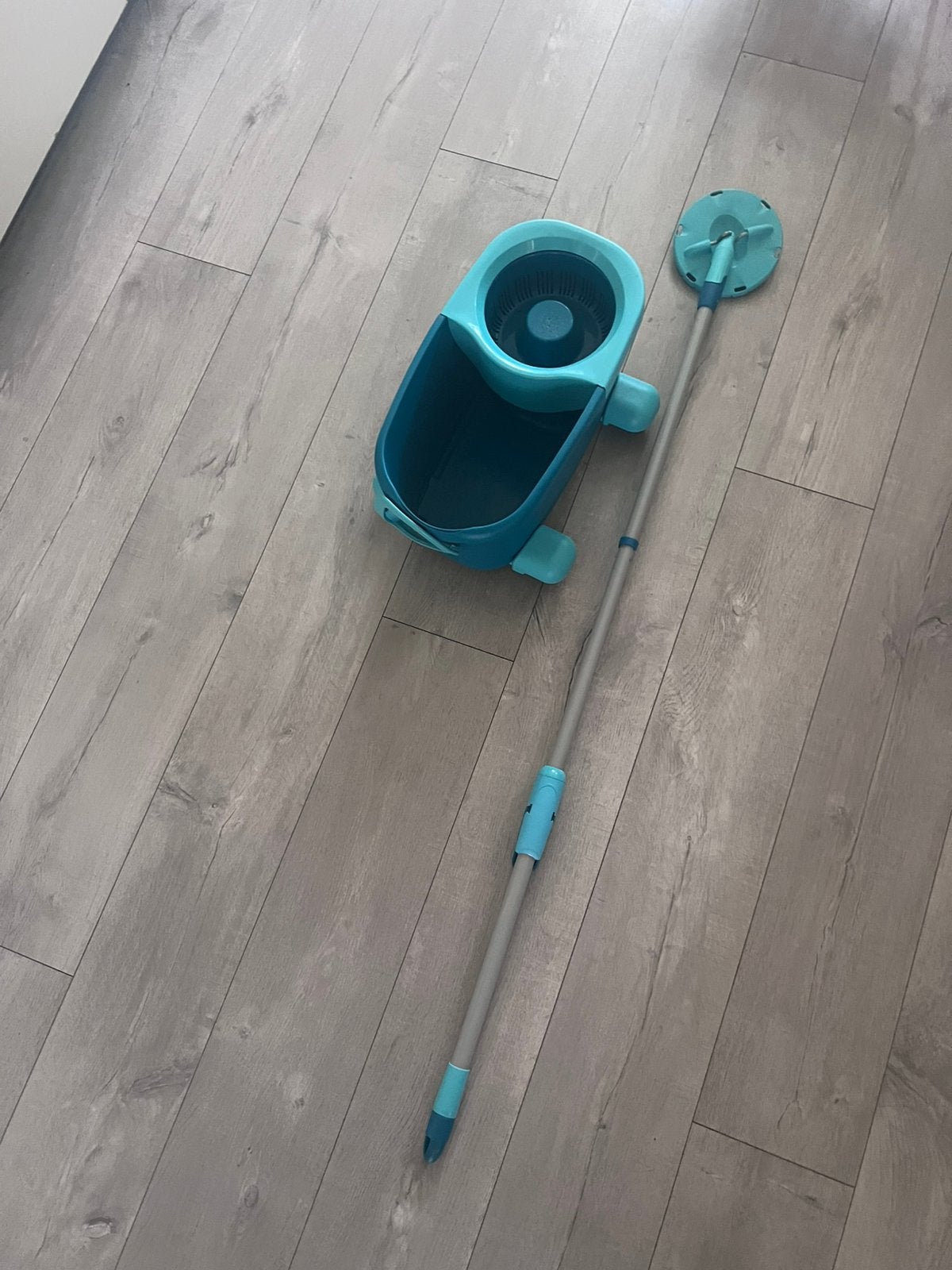Leifheit dweilsysteem met centrifuge – Turquoise, Leifheit, Leifheit, Dweilemmer, -bak, of -wagen, Ophalen