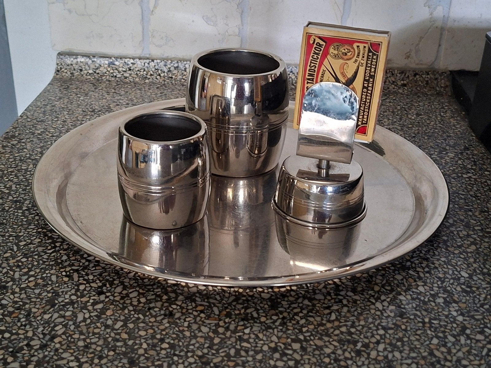 Brocante Rokersset, Ophalen of Verzenden