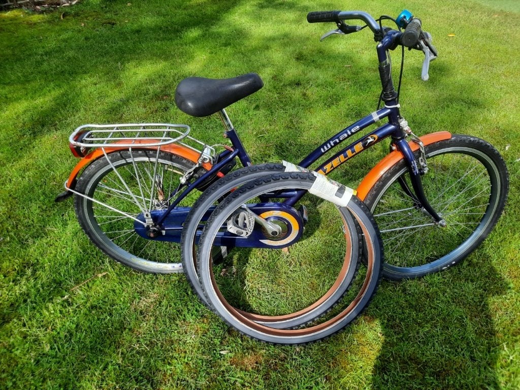 Stevige Kinderfiets - Gazelle - Whale, Fietsen en Brommers, Ophalen, Terugtraprem, Gebruikt, Handrem