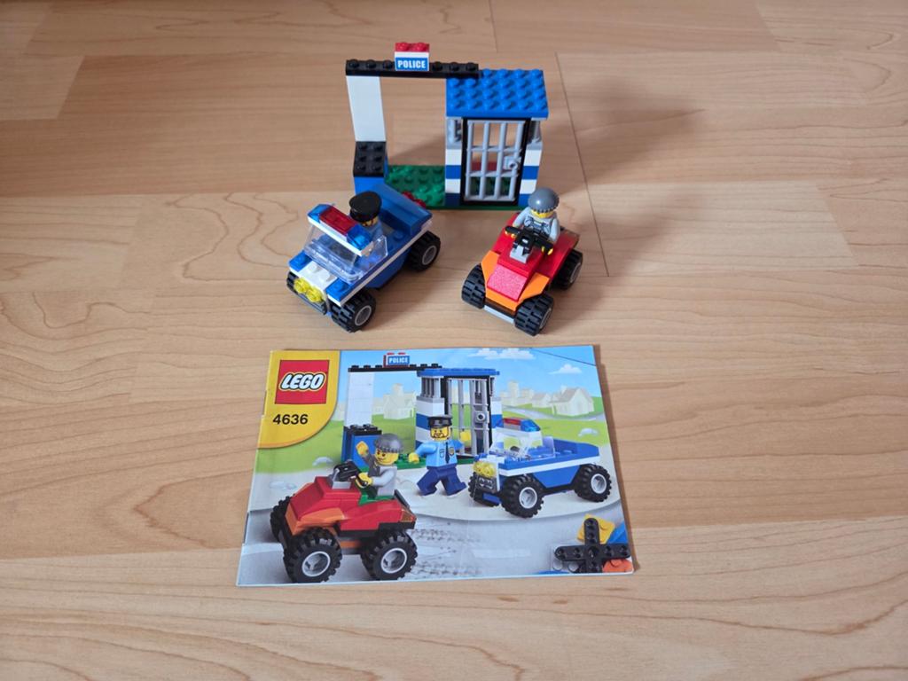 Lego 4636 Politie bouwset, Gebruikt, Overige thema's, Lego, Ophalen of Verzenden